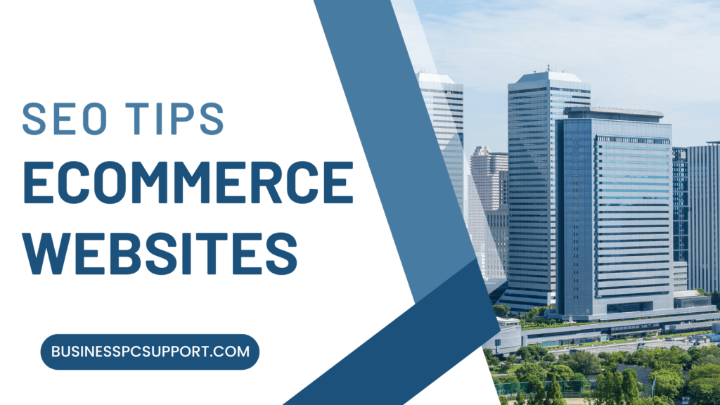 SEO Tips for eCommerce Websites