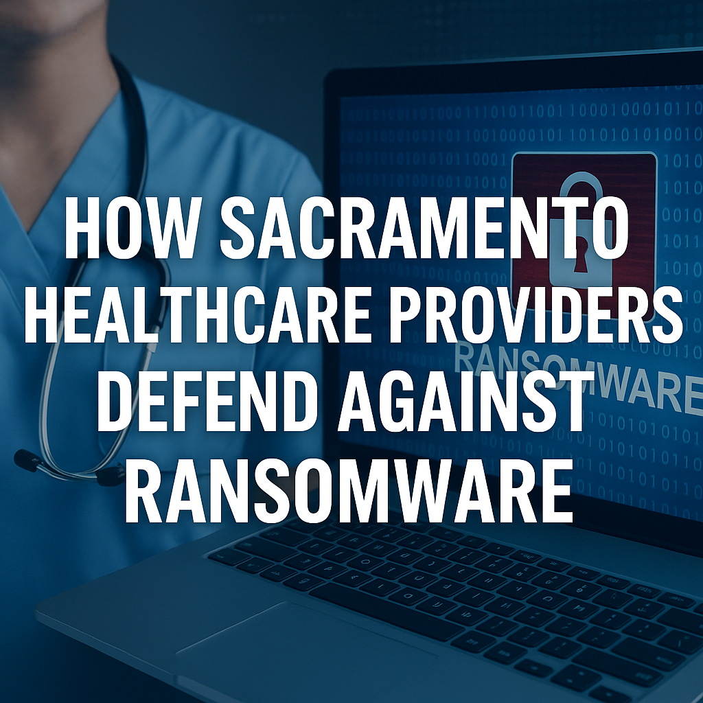 How Sacramento Healthcare Providers Defend Against Ransomware Threats