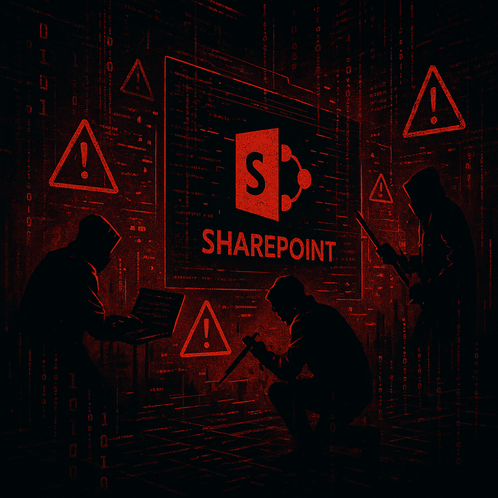 SharePoint vulnerability exploitation