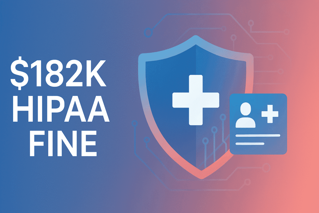 $182K HIPAA FINE
