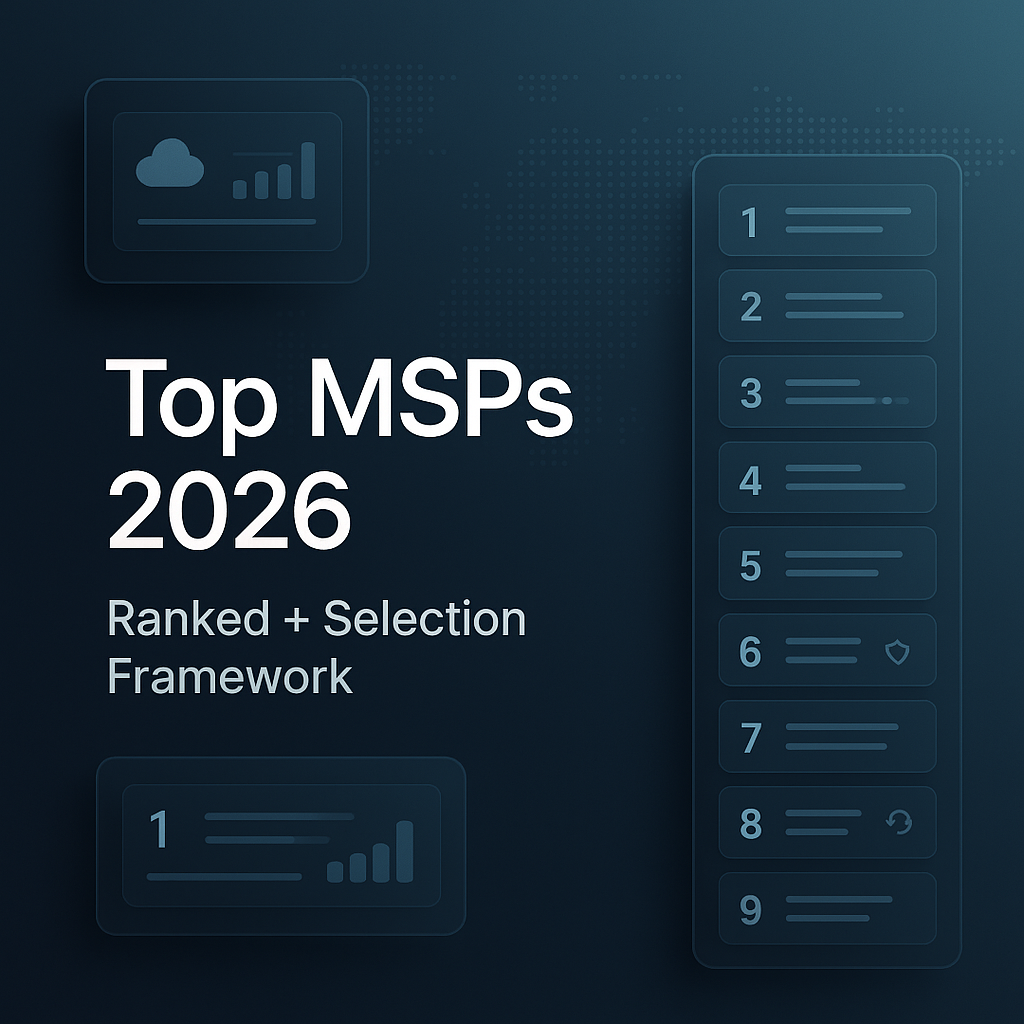 Top Managed Service Providers in 2026 (Ranked)