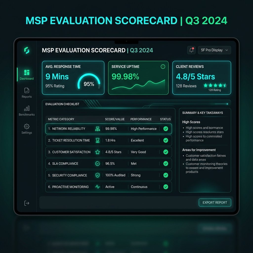 Evaluating Top Rated Managed IT Service Providers