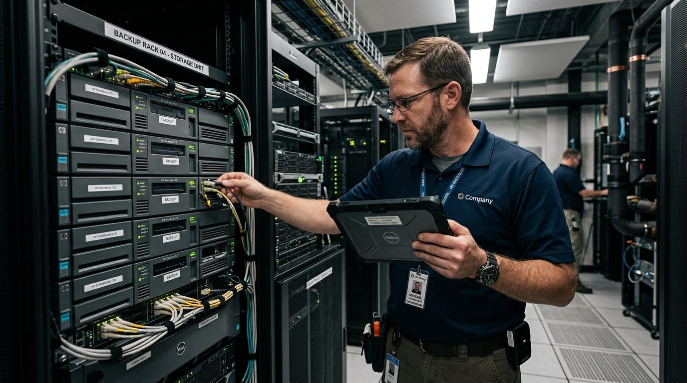 Business PC Support - Managed It Services 8 Disaster recovery engineer protecting business data